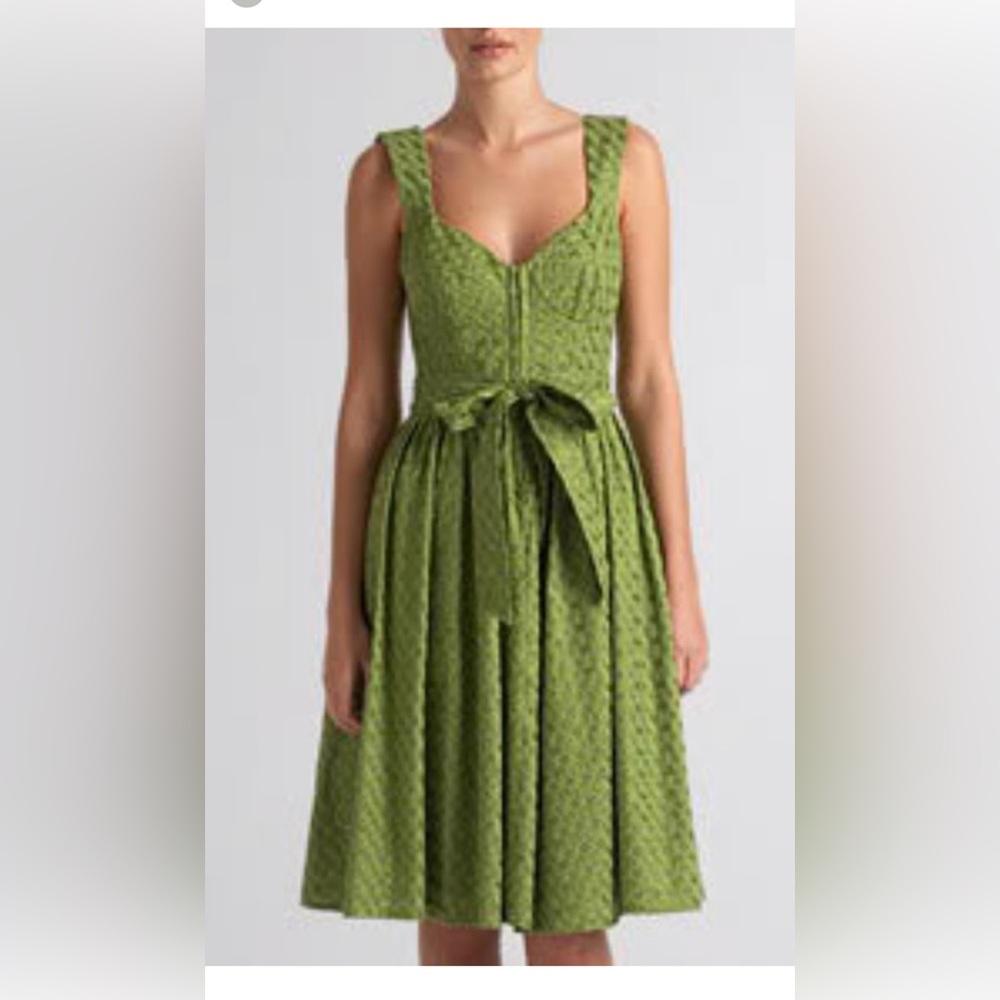 Nanette Lepore eyelet dress size 2 A-line bustier